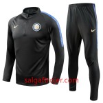 Inter Milan Sweatshirt Dragt Sort 2018-2019 Inter Milan Sweatshirt Dragt Sort 2018-2019